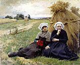 In the Poppy Field by Charles Sprague Pearce